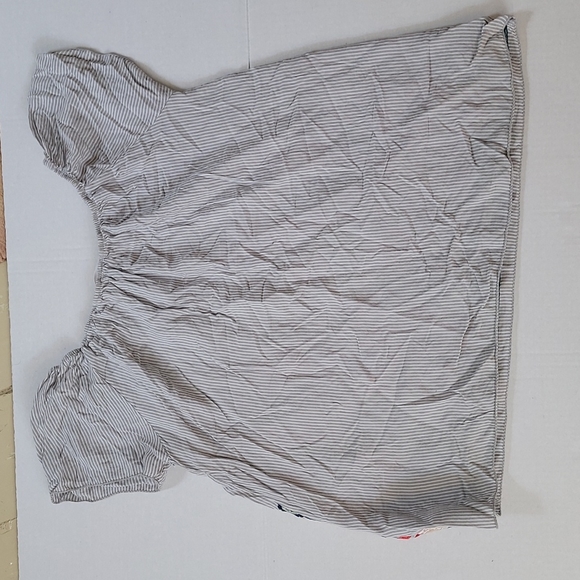 Chris & Carol Embroidered Floral Top Smock Women's Medium Boho - Picture 5 of 8